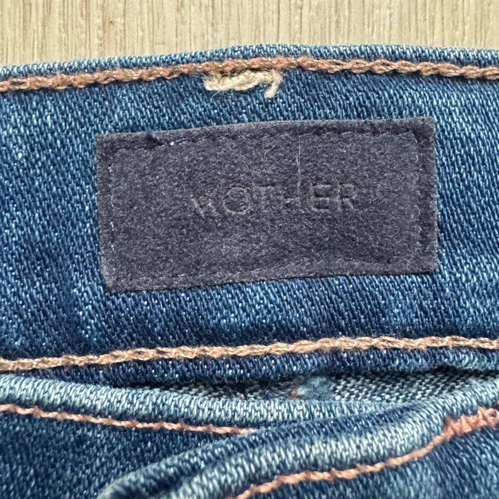 NWT MOTHER Denim Jeans Snap Hustler Ankle High Rise What I had before Size 28 - Picture 4 of 13